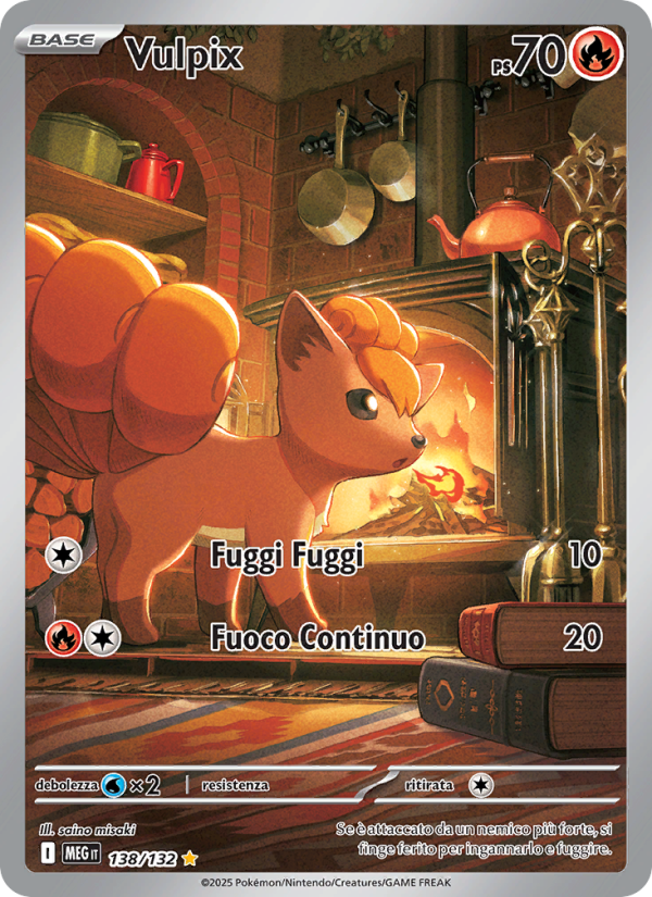 Vulpix 138/188 — Megaevoluzione (Italian Pokémon TCG card)