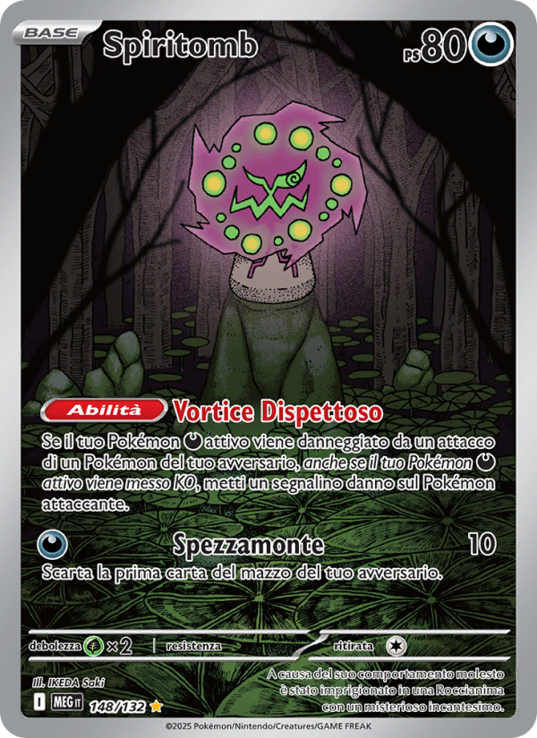 Spiritomb 148/188 — Megaevoluzione (Italian Pokémon TCG card)