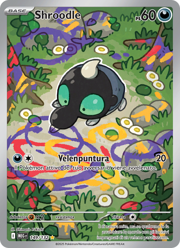 Shroodle 149/188 — Megaevoluzione (Italian Pokémon TCG card)