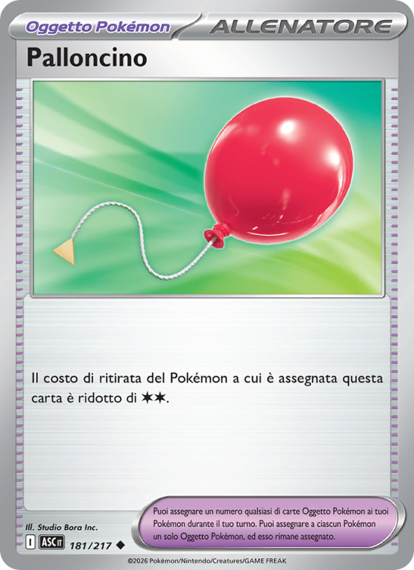 Palloncino 181/217 — Ascesa Eroica (Italian Pokémon TCG card)