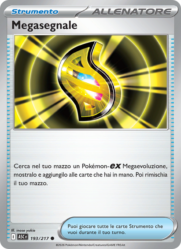 Megasegnale 193/217 — Ascesa Eroica (Italian Pokémon TCG card)