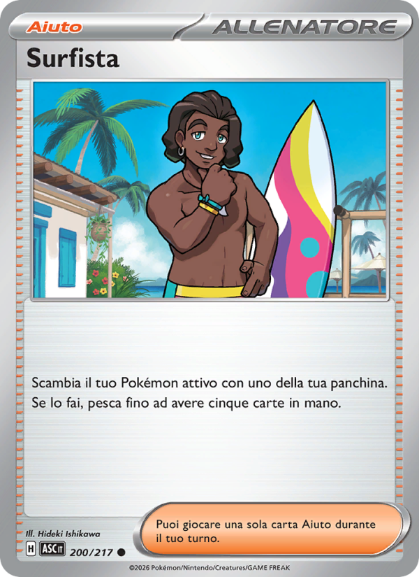 Surfista 200/217 — Ascesa Eroica (Italian Pokémon TCG card)