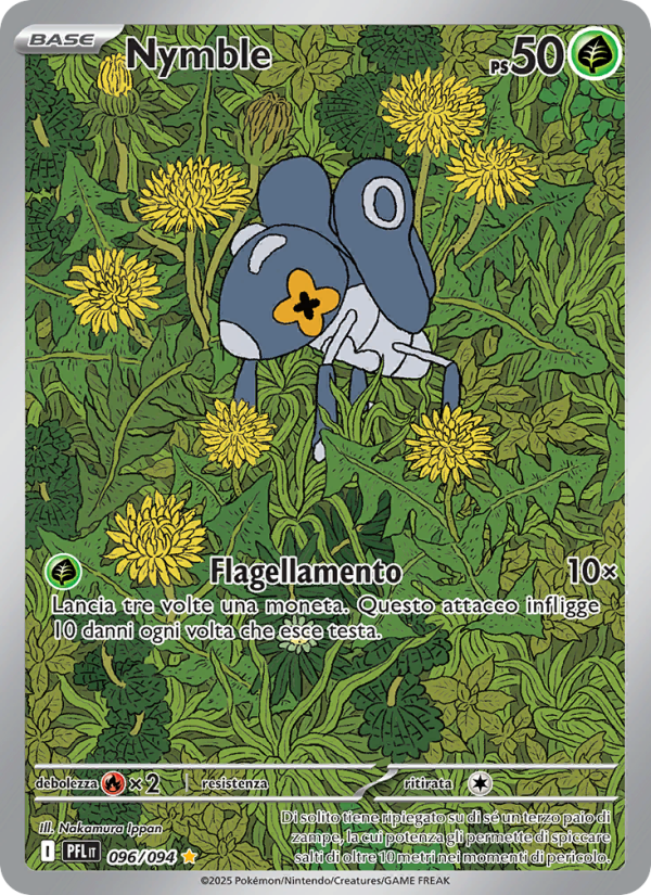 Nymble 096/130 — Fiamme Spettrali (Italian Pokémon TCG card)