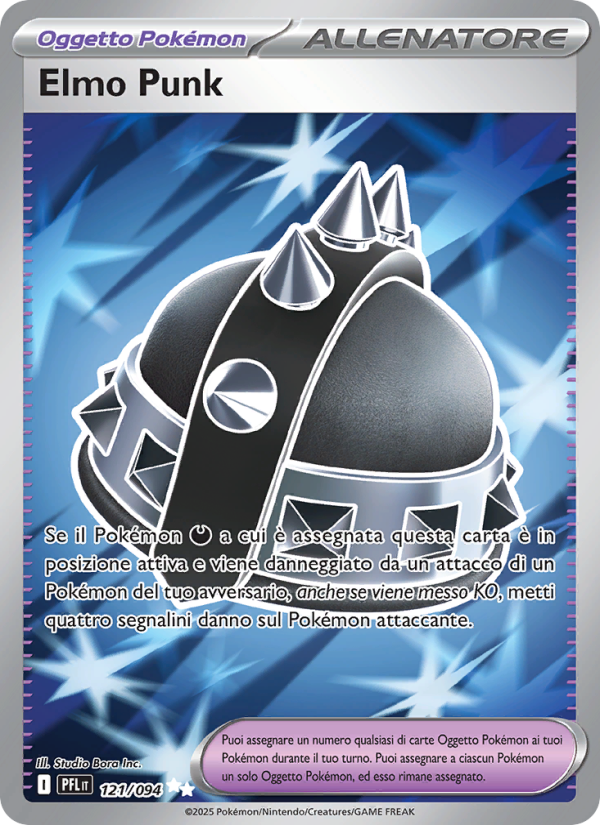 Elmo Punk 121/130 — Fiamme Spettrali (Italian Pokémon TCG card)