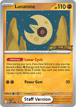 Lunatone 004/10 — MEP Black Star Promos (Italian Pokémon TCG card)