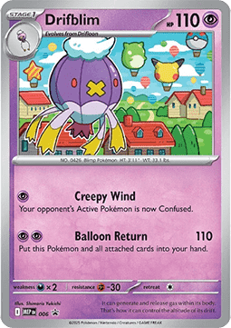 Drifblim 006/10 — MEP Black Star Promos (Italian Pokémon TCG card)
