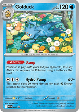 Golduck 008/10 — MEP Black Star Promos (Italian Pokémon TCG card)