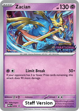 Zacian 015/10 — MEP Black Star Promos (Italian Pokémon TCG card)