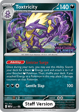 Toxtricity 017/10 — MEP Black Star Promos (Italian Pokémon TCG card)