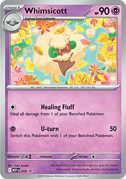 Whimsicott 019/10 — MEP Black Star Promos (Italian Pokémon TCG card)