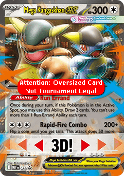 Mega Kangaskhan ex 025/10 — MEP Black Star Promos (Italian Pokémon TCG card)