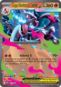 Mega Charizard X ex 029/10 — MEP Black Star Promos (Italian Pokémon TCG card)