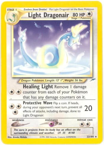 Light Dragonair 022 — Neo Destiny (Italian Pokémon TCG card)