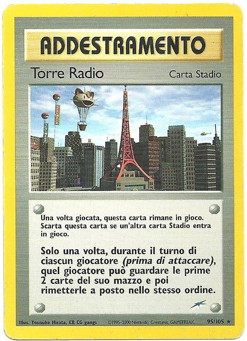 Torre Radio 095 — Neo Destiny (Italian Pokémon TCG card)