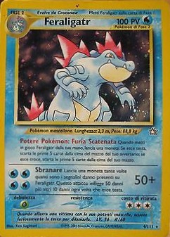 Feraligatr 004 — Neo Genesis (Italian Pokémon TCG card)