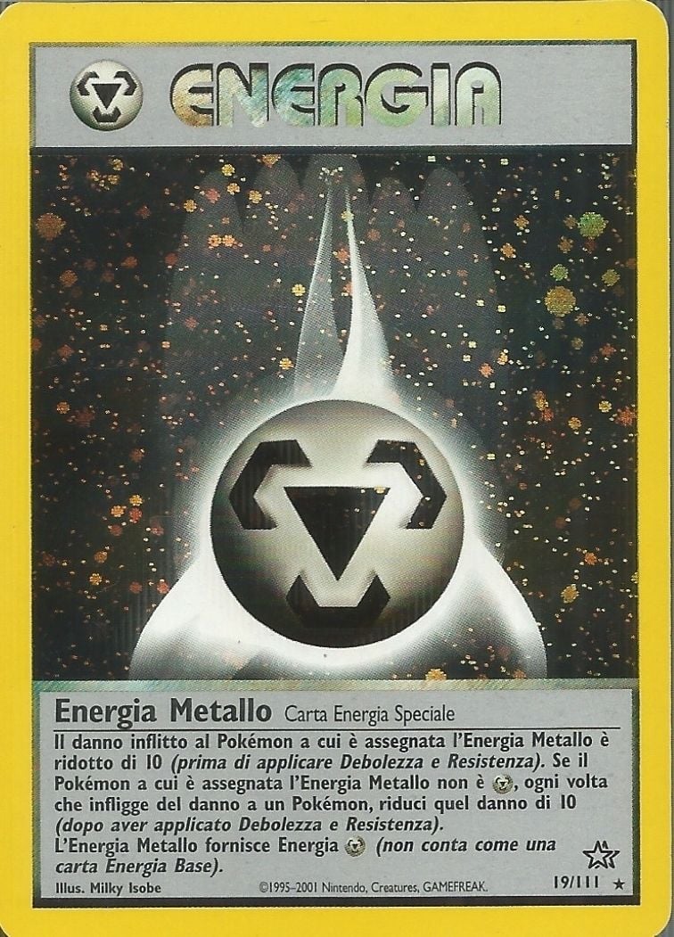 Energia Metallo 019 — Neo Genesis (Italian Pokémon TCG card)