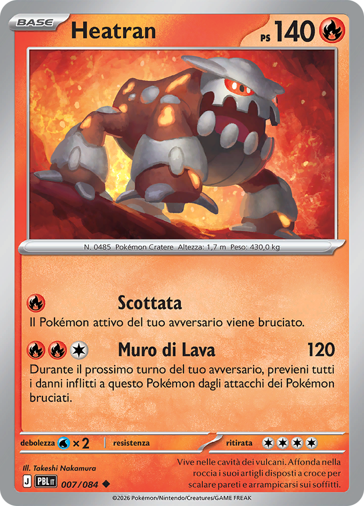 Heatran 007 — Buio Pesto (Italian Pokémon TCG card)