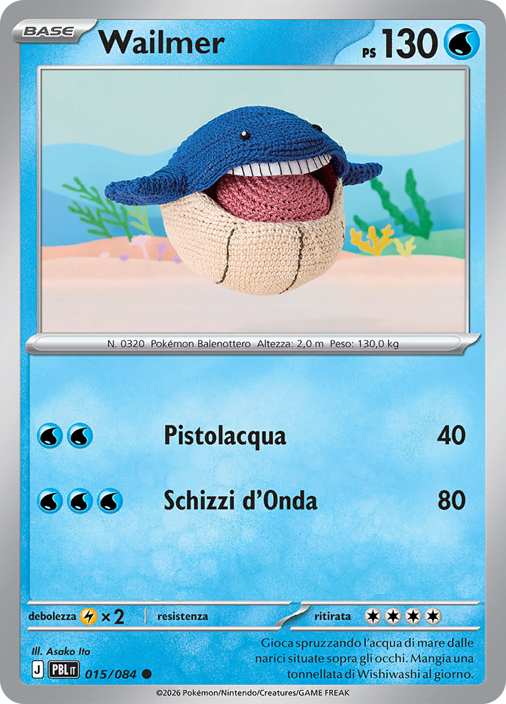 Wailmer 015 — Buio Pesto (Italian Pokémon TCG card)