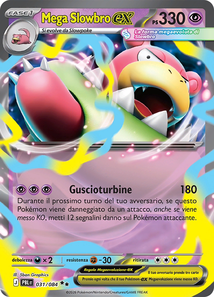 Mega Slowbro-ex 031 — Buio Pesto (Italian Pokémon TCG card)