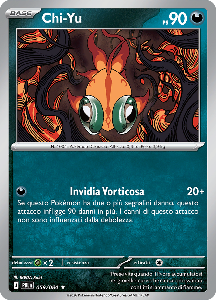 Chi-Yu 059 — Buio Pesto (Italian Pokémon TCG card)