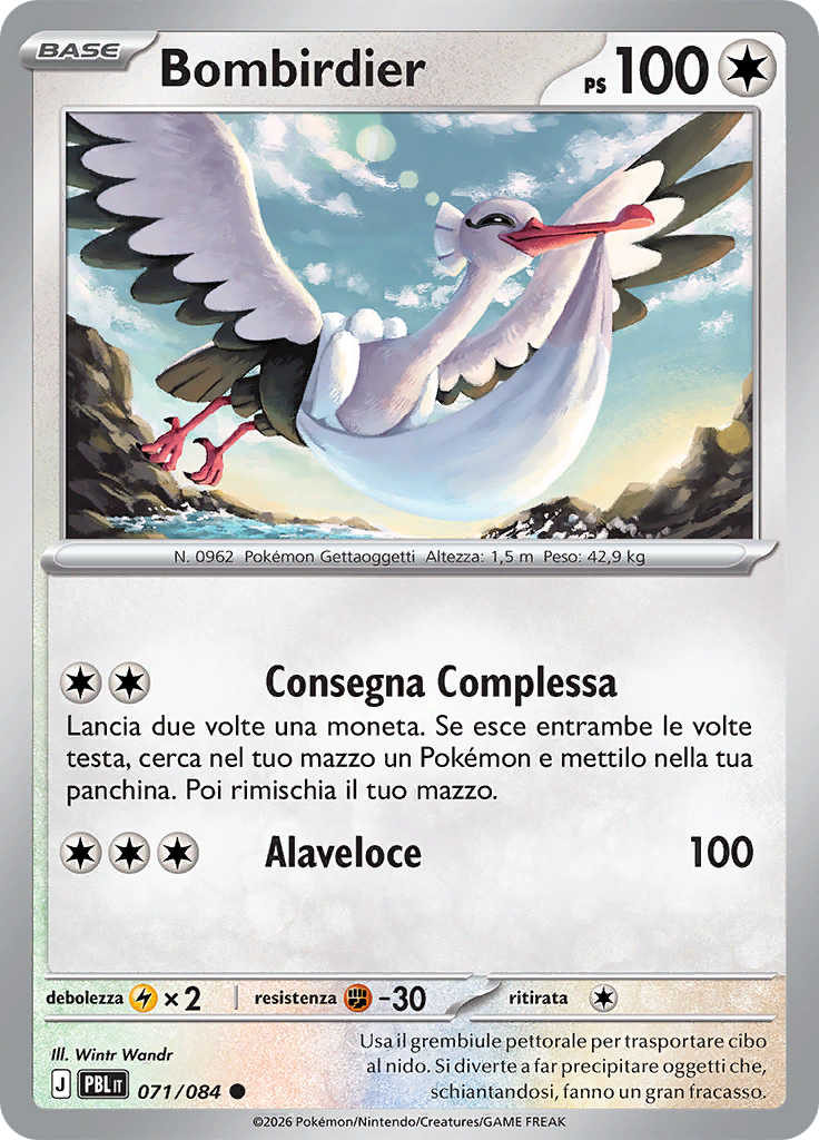 Bombirdier 071 — Buio Pesto (Italian Pokémon TCG card)