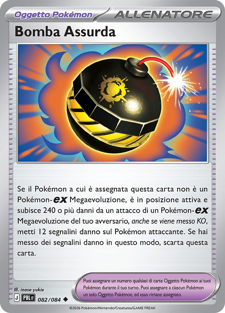 Bomba Assurda 082 — Buio Pesto (Italian Pokémon TCG card)