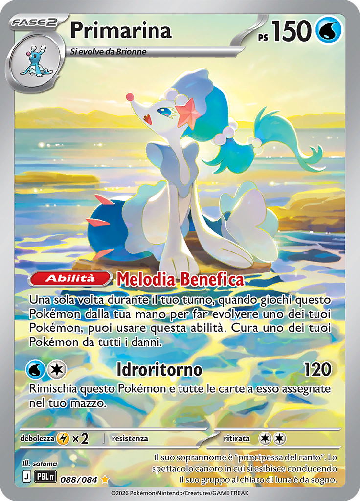 Primarina 088 — Buio Pesto (Italian Pokémon TCG card)