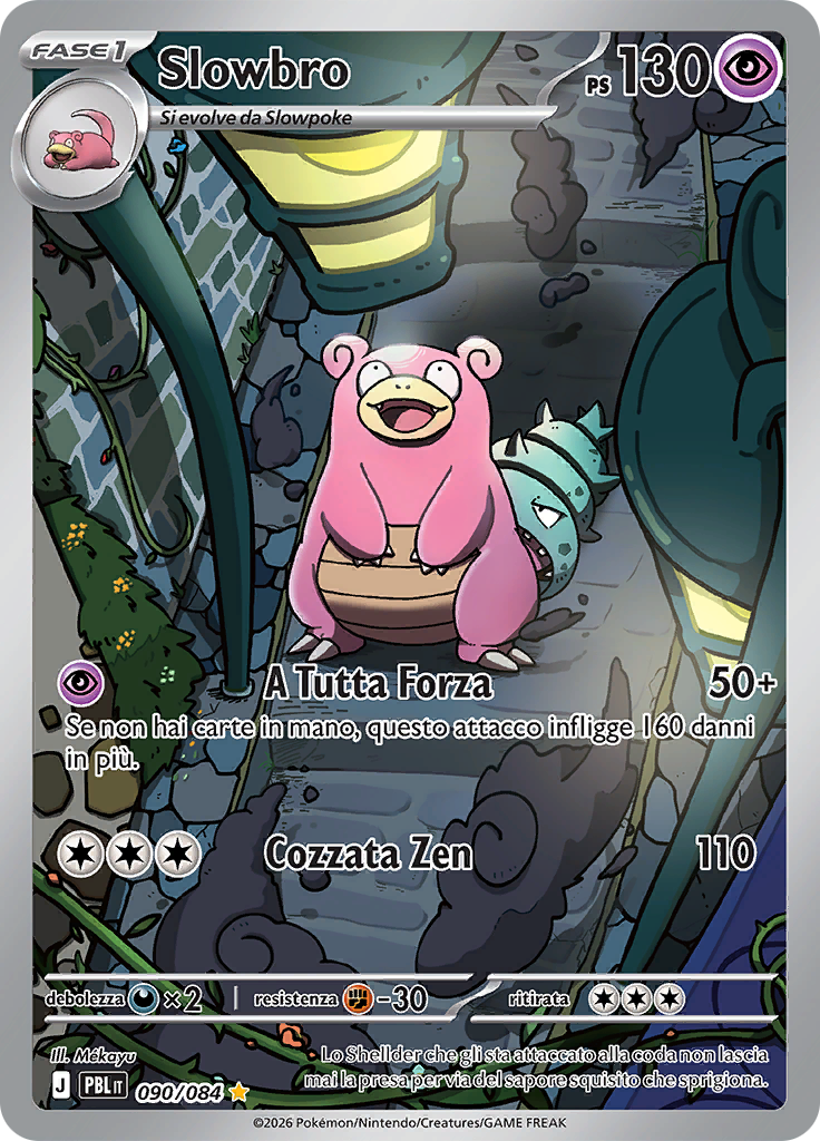 Slowbro 090 — Buio Pesto (Italian Pokémon TCG card)