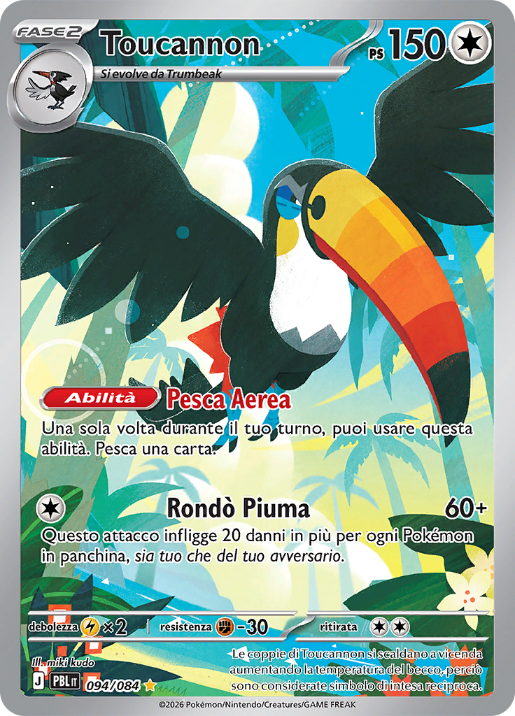 Toucannon 094 — Buio Pesto (Italian Pokémon TCG card)