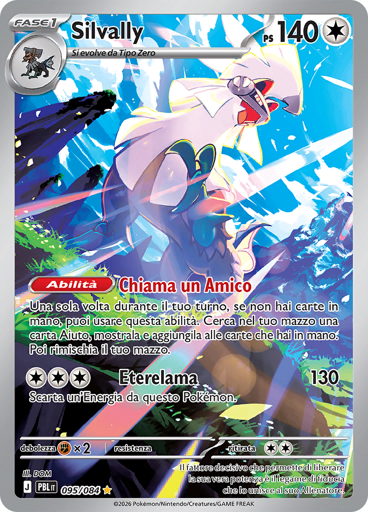 Silvally 095 — Buio Pesto (Italian Pokémon TCG card)