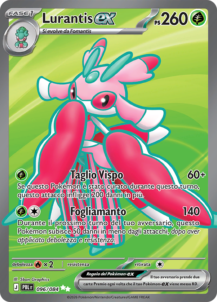 Lurantis-ex 096 — Buio Pesto (Italian Pokémon TCG card)