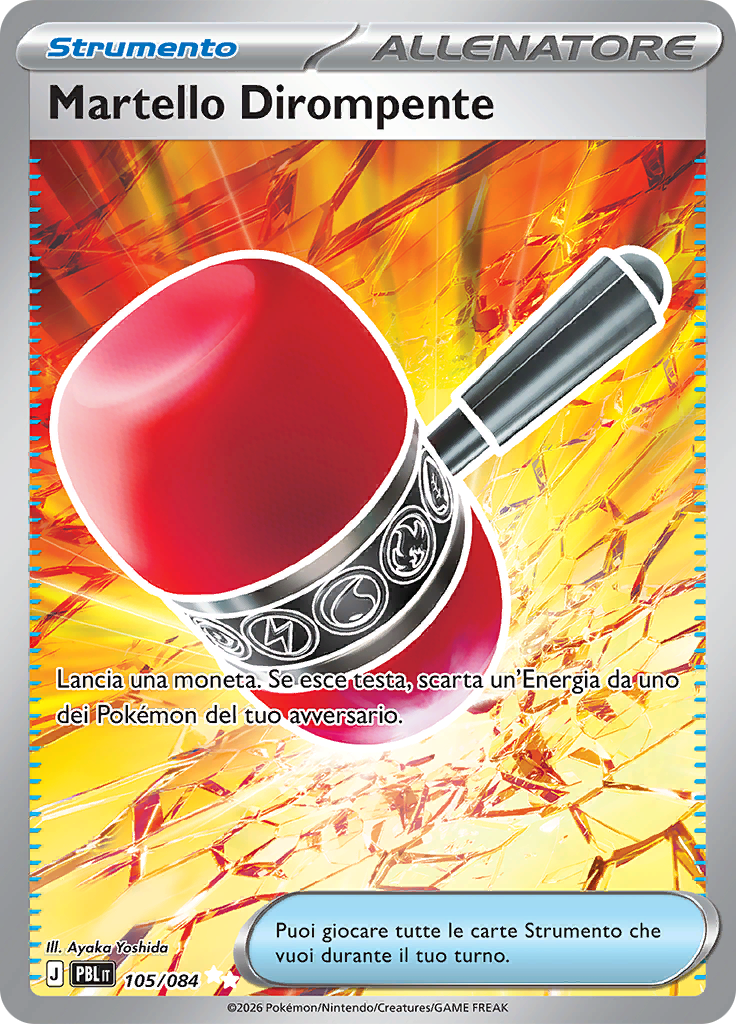 Martello Dirompente 105 — Buio Pesto (Italian Pokémon TCG card)