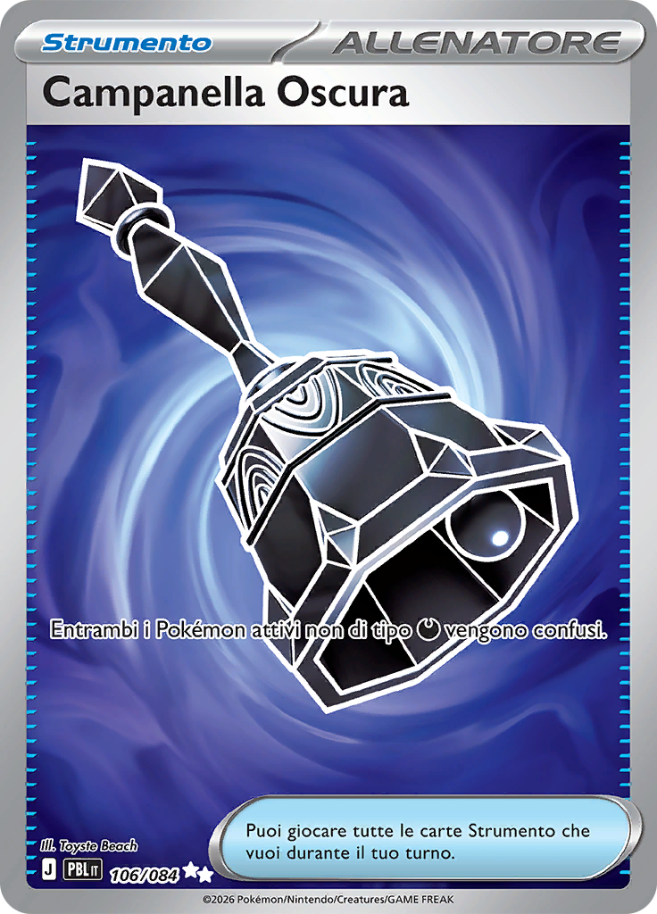 Campanella Oscura 106 — Buio Pesto (Italian Pokémon TCG card)
