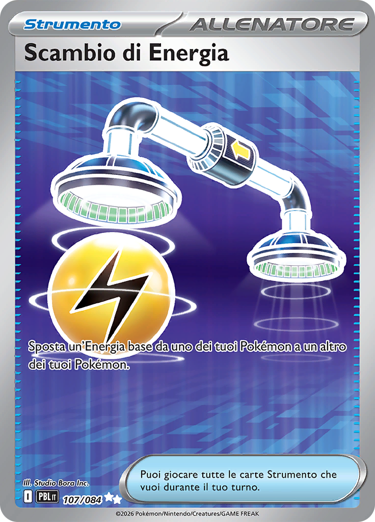 Scambio di Energia 107 — Buio Pesto (Italian Pokémon TCG card)