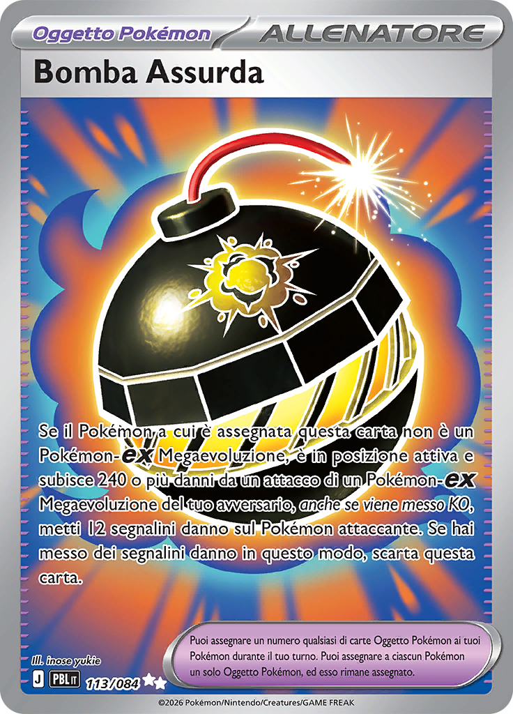 Bomba Assurda 113 — Buio Pesto (Italian Pokémon TCG card)