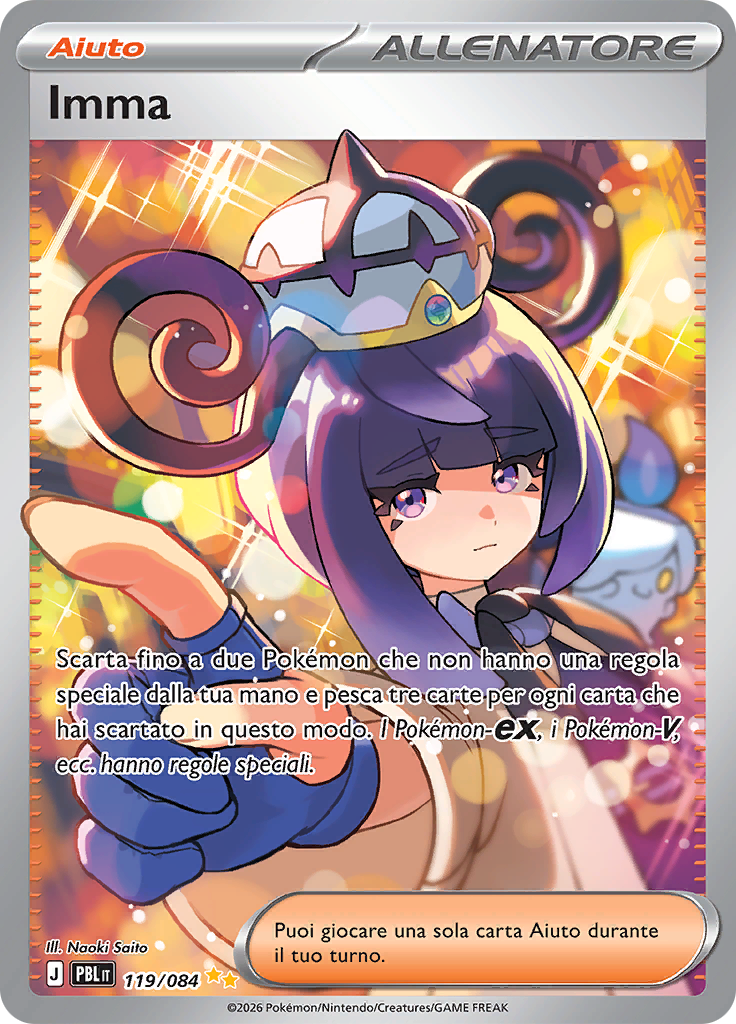 Imma 119 — Buio Pesto (Italian Pokémon TCG card)