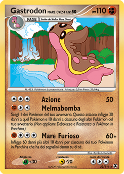 Gastrodon West Sea Pokémon TCG cards