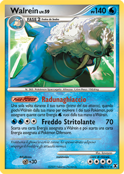 Walrein 036/119 — L’Ascesa dei Rivali (Italian Pokémon TCG card)