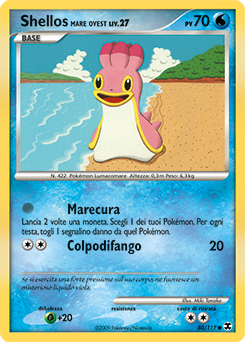 Shellos West Sea Pokémon TCG cards