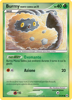 Burmy Sandy Cloak Pokémon TCG cards