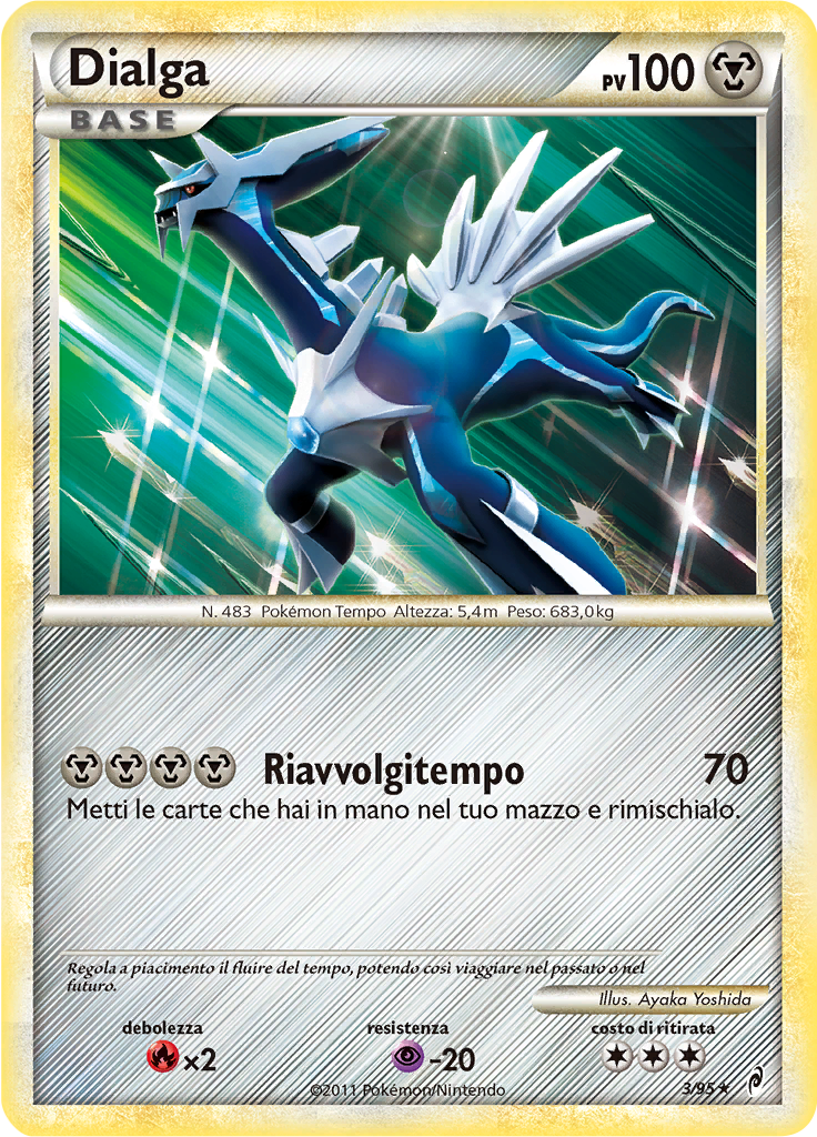 Dialga 3/95 — Richiamo delle Leggende (Italian Pokémon TCG card)