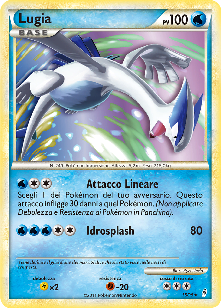 Lugia 15/95 — Richiamo delle Leggende (Italian Pokémon TCG card)