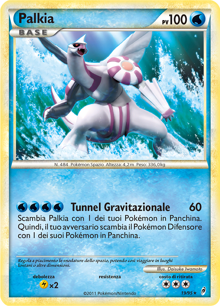 Palkia 19/95 — Richiamo delle Leggende (Italian Pokémon TCG card)