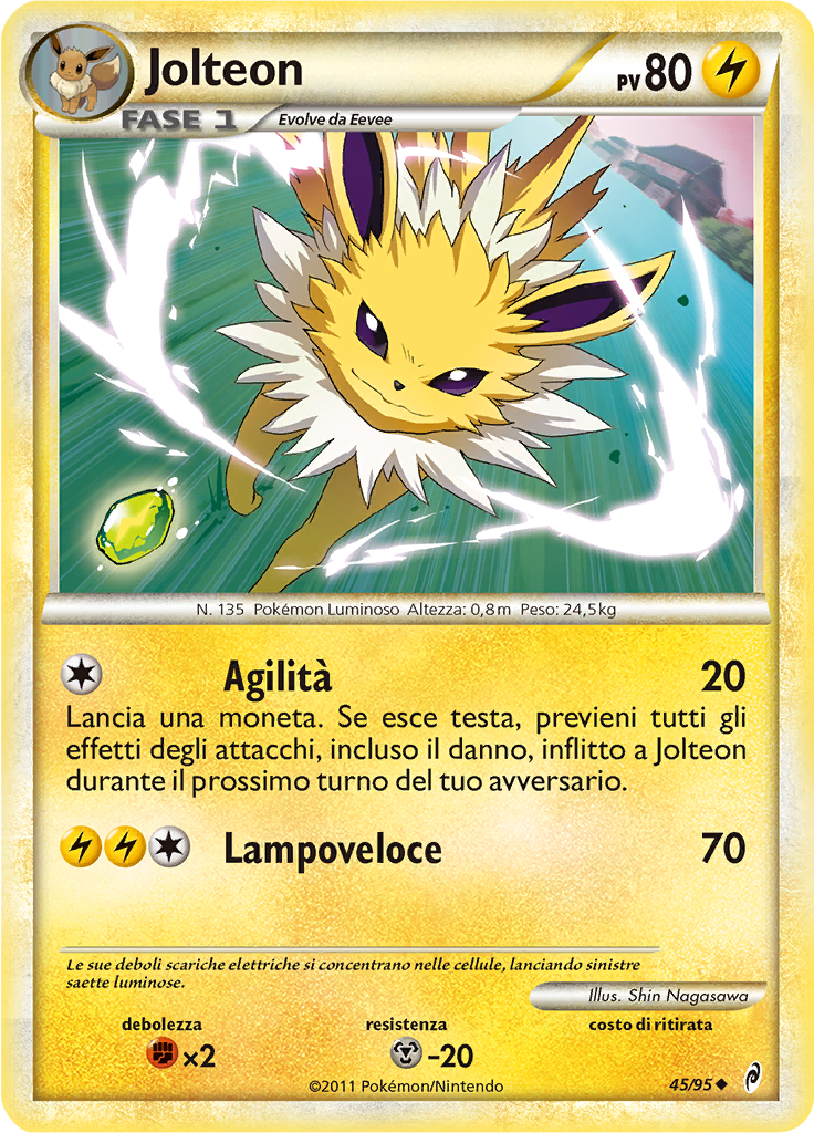 Jolteon 45/95 — Richiamo delle Leggende (Italian Pokémon TCG card)