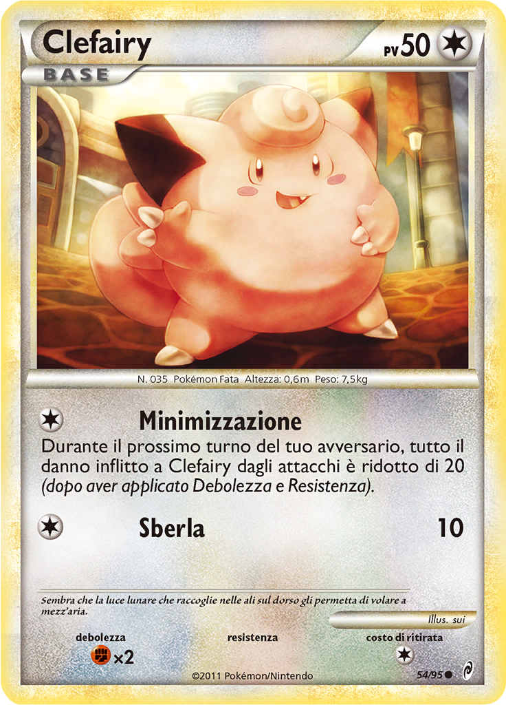 Clefairy 54/95 — Richiamo delle Leggende (Italian Pokémon TCG card)