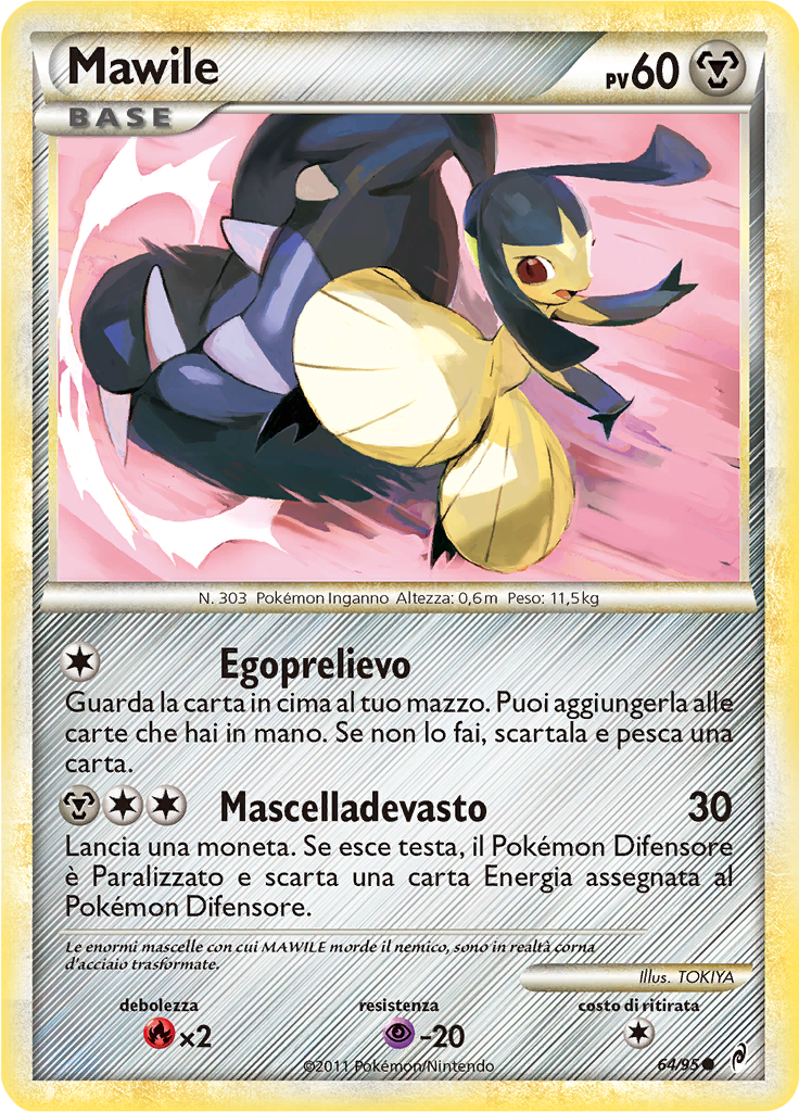 Mawile 64/95 — Richiamo delle Leggende (Italian Pokémon TCG card)