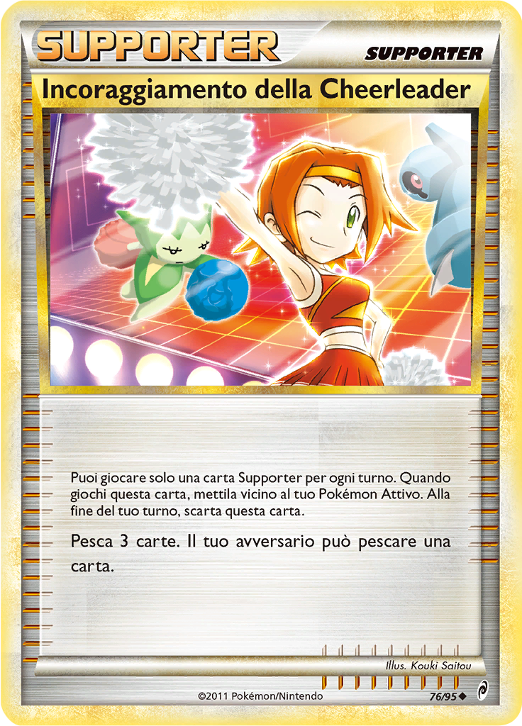 Incoraggiamento della Cheerleader 76/95 — Richiamo delle Leggende (Italian Pokémon TCG card)