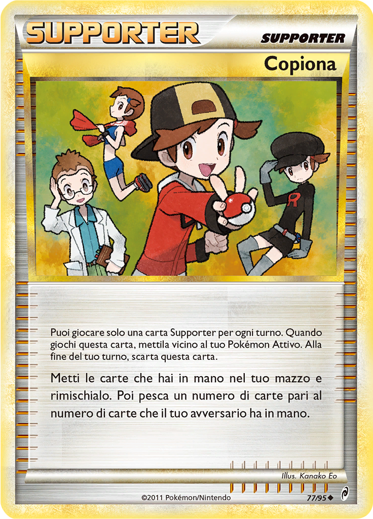 Copiona 77/95 — Richiamo delle Leggende (Italian Pokémon TCG card)