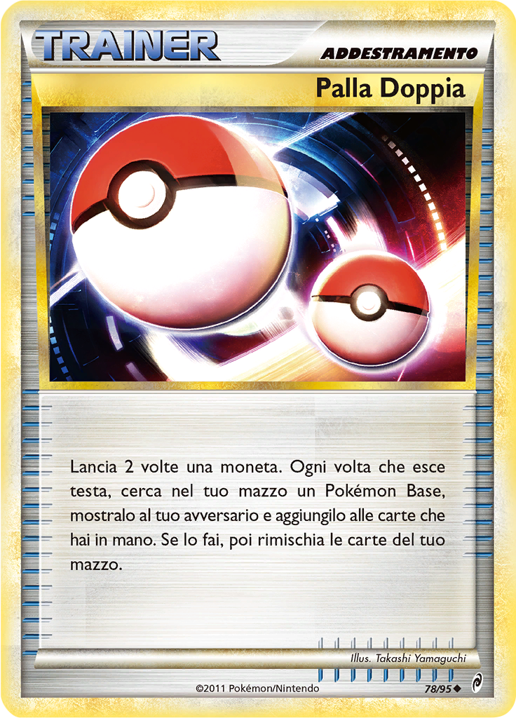 Palla Doppia 78/95 — Richiamo delle Leggende (Italian Pokémon TCG card)