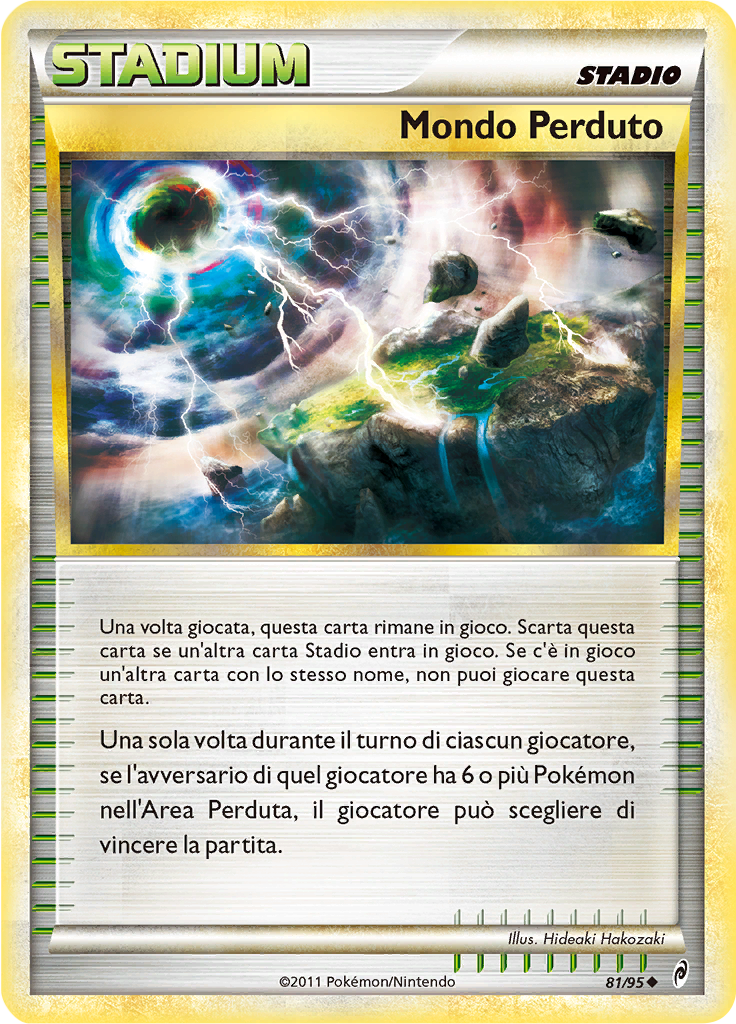 Mondo Perduto 81/95 — Richiamo delle Leggende (Italian Pokémon TCG card)
